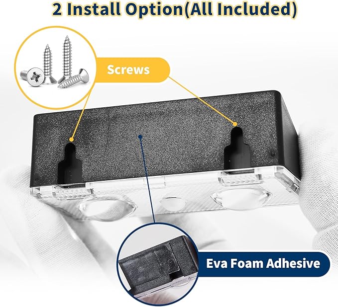 Solar Fence Lights Outdoor 2 Pack – Warm White with IP65 Waterproof Solar Deck Lights, 3000K Soft Ambient Glow for Fence Post, Backyard, Patio, Pathway – 12+ Hour Runtime, No Wiring, Auto On/Off