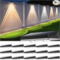 Motion Sensor Solar Wall Lights, White LED