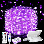 50 LED Christmas Twinkle Lights, 16ft Waterproof for Patio