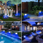 Solar Yard Spotlights 4-Pack, LED