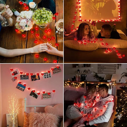 Christmas String Lights, 10ft Waterproof Twinkle Lights