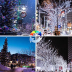 Café-Style Outdoor String Lights, 80ft Globe Bulbs
