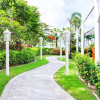 2-Pack Bright Solar Post Cap Lights for Deck, LED