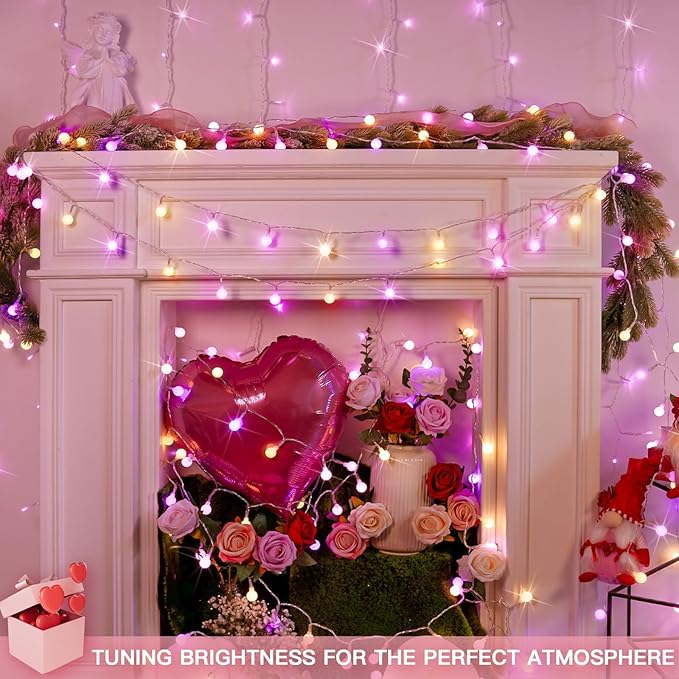 Christmas LED String Lights, Waterproof Timer Lights