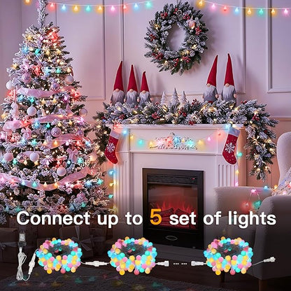 66ft Outdoor Edison String Lights, Weatherproof