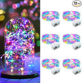 6-Pack Christmas String Lights, 20 LED Waterproof Twinkle Lights