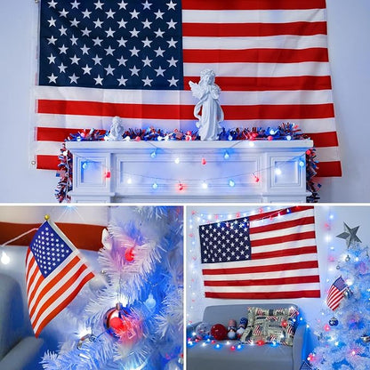 Christmas Yard String Lights, 100 LED Waterproof