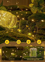 100 LED Christmas Twinkle Lights, 33ft Waterproof for Patio