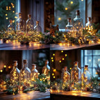 Christmas String Lights, 6.5ft 20 LED Timer