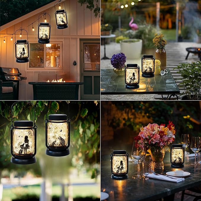 Cat Girl Lamp, Fairy Lanterns, Girl Room Decor, Girl Bedroom Decor, Girls Gifts, Cat Memorials, Gifts for Cat Lovers, Gifts for Girls, Fairy Lantern Jar Night Light Arts and Crafts for Kids