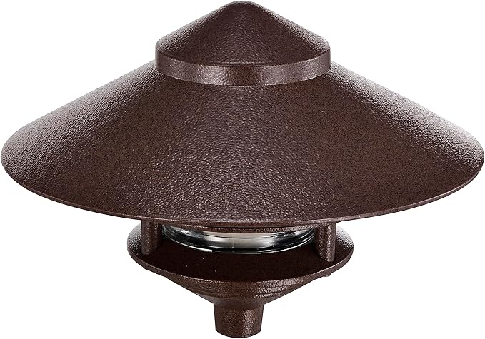 Bronze Solar Path Lights, Outdoor Yard LED