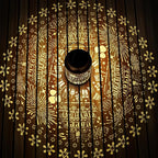 Courtyard Solar Backyard Lanterns, Elegant Waterproof LED