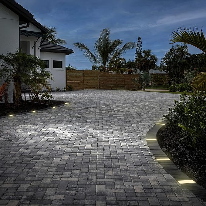 Warm White Solar Path Lights, Outdoor Yard LED