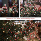 4-Pack Christmas String Lights, 4ft 50 LED Waterproof Twinkle Lights