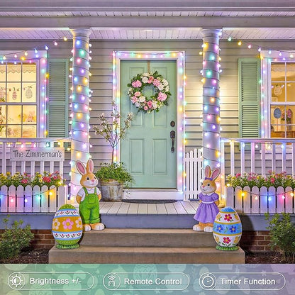 33ft Christmas LED String Lights, Waterproof Timer Lights