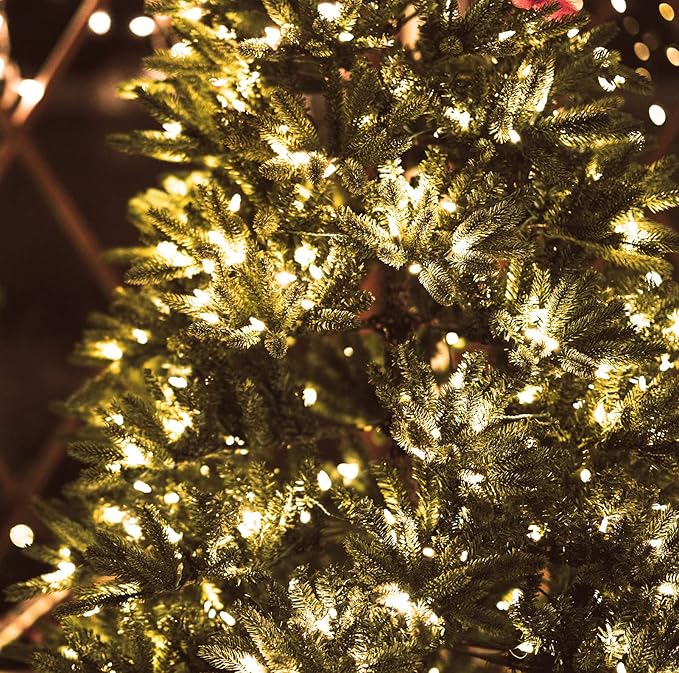 2-Pack Christmas String Lights, 50 LED Waterproof Twinkle Lights