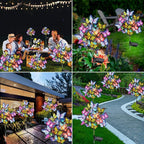 4-Pack Solar Pathway Lights, Waterproof LED Driveway Lights
