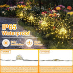 120 LED Starburst Firework Lights, Garden