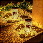 Backyard Solar Lanterns, Waterproof LED Garden Lights