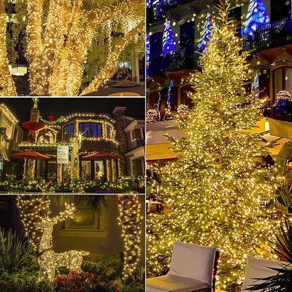 Christmas Fairy Lights, 33ft 100 LED Battery Twinkle Lights