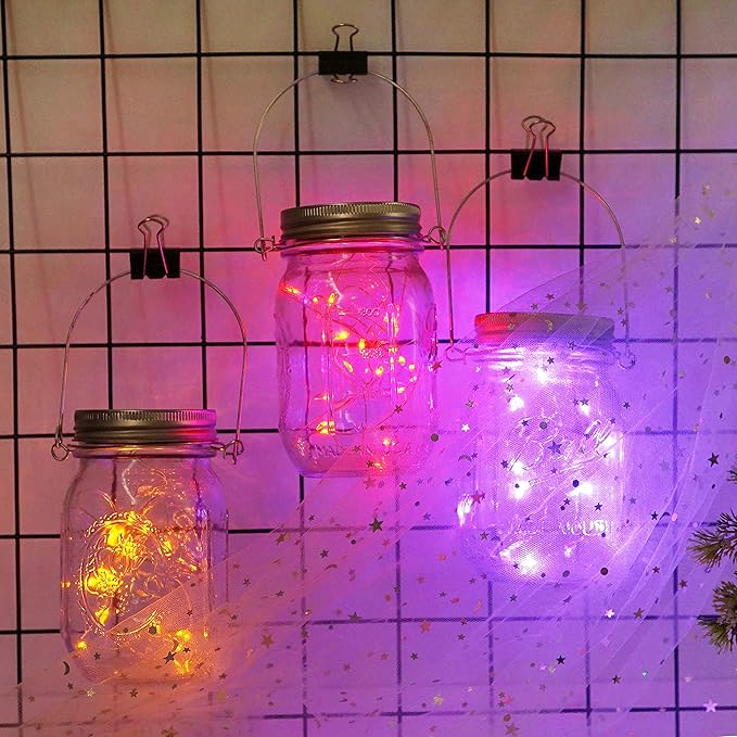 Christmas Backyard String Lights 6-Pack, 20 LED Waterproof