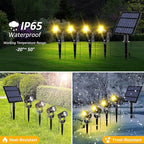 Solar Yard Spotlights, Waterproof