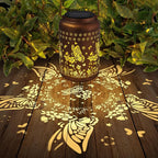 Butterfly Solar Backyard Lanterns, Elegant Waterproof LED