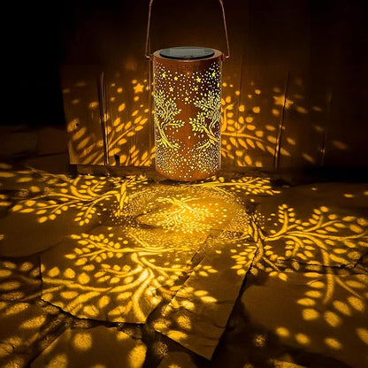 Tree of Life Solar Lanterns Outdoor Waterproof, Birthday Gifts for Women Mom Grandma, Hanging Solar Lights for Yard, Patio, Porch, Garden Decor, Christmas Gifts for Her/Him