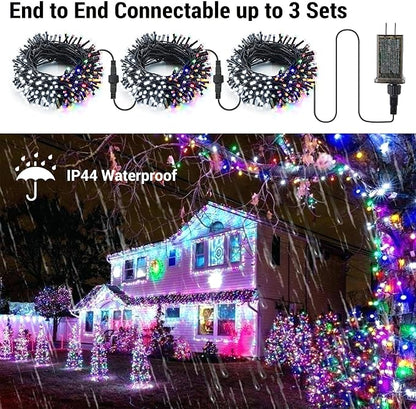 67ft Christmas LED String Lights, Waterproof Timer Lights