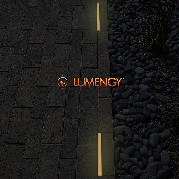 Warm White Solar Path Lights, Outdoor Yard LED