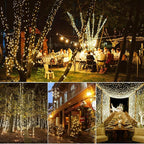 16ft Christmas LED String Lights, Waterproof Timer Lights