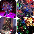 Christmas Patio String Lights, 18ft 50 LED Waterproof