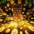 Butterfly Solar Outdoor Lanterns, Metal Waterproof LED