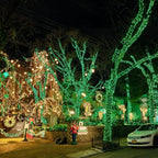60 LED Christmas Twinkle Lights, 20ft Waterproof for Yard
