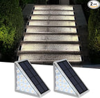 Solar Yard Step Lights, Waterproof