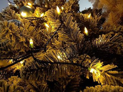 Christmas Backyard String Lights, 33ft 100 LED Waterproof