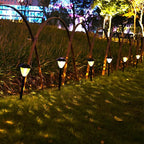 Solar Garden Path Lights 12-Pack, Waterproof