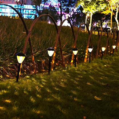 Elevon 12 Pack Solar Light Outdoor Waterproof, Warm White Pathway Lights Solar Powered, Landscape Lighting, Christmas Pathway Lights for Decor, Patio, Garden