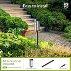 6-Pack Solar Pathway Lights, Waterproof LED Garden Lights