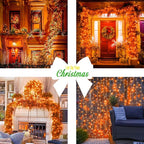 Christmas Backyard String Lights, 33ft 100 LED Waterproof