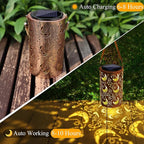Solar Garden Lanterns, Outdoor Hanging LED Decor