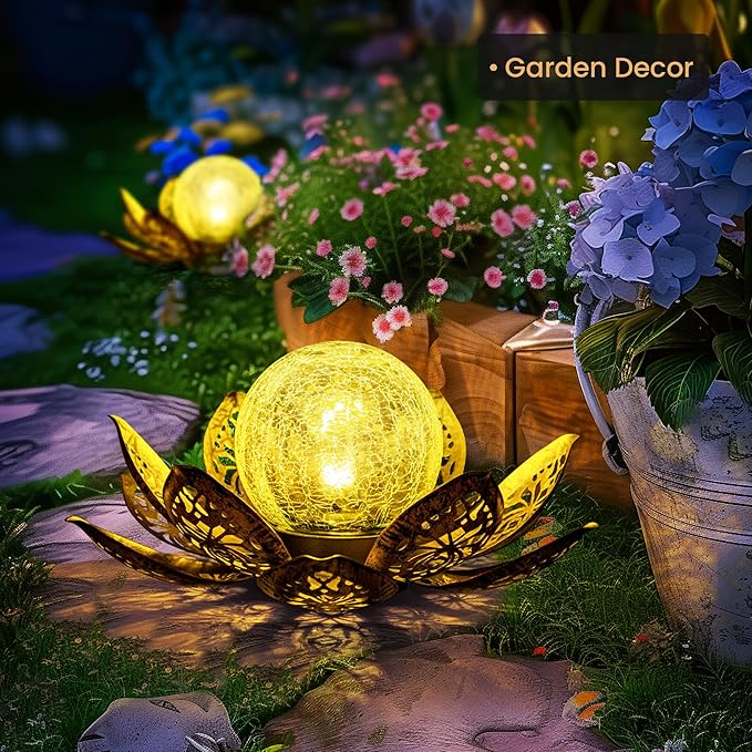 Solar Yard Path Lights, Waterproof