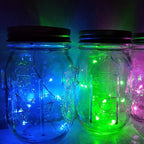 6-Pack Christmas LED String Lights, Waterproof Timer Lights