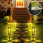 Solar Pathway Lights 4-Pack, Driveway LED