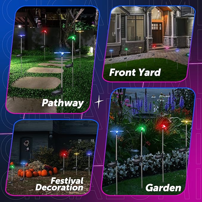 Butterfly Solar Lawn Figurine Light, Waterproof