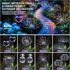 8-Pack Solar Path Lights, Outdoor Walkway LED