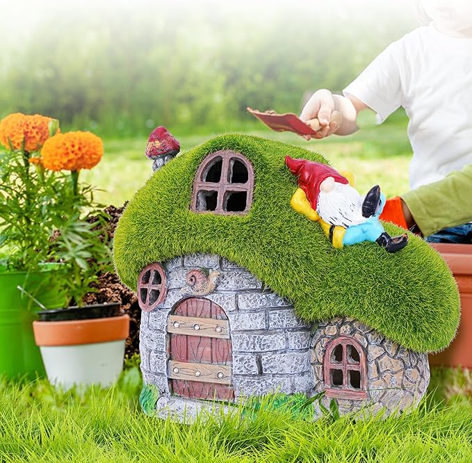 Solar Gnome Statue Light, Yard Decor