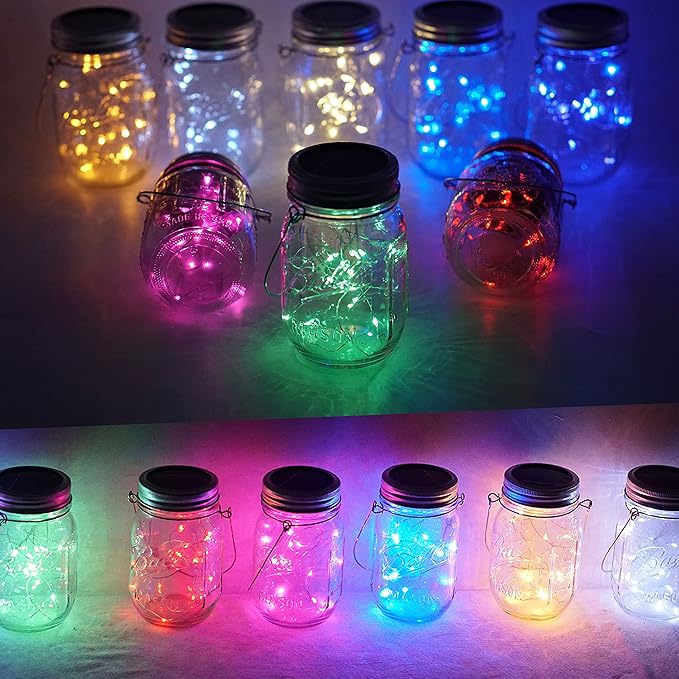 8-Pack Patio String Lights, Weatherproof LED