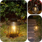 Elegant Backyard Solar Lanterns for Backyard, Waterproof LED