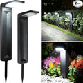 2-Pack Solar Pathway Lights, Waterproof LED Yard Lights